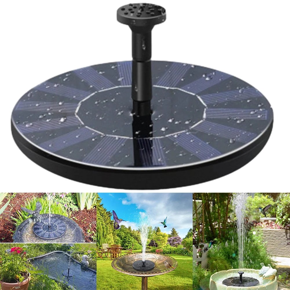 Solar Fountain Floating Pump Water Feature Garden Pool Bird Bath Pond Outdoor Solar Fountain Floating Pump Water Feature Garden Pool Bird Bath Pond Outdoor