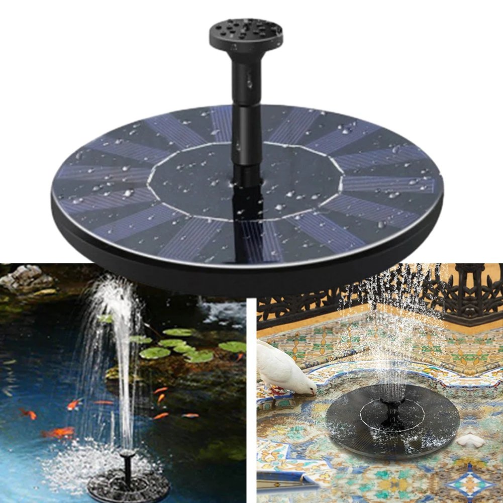 Solar Fountain Floating Pump Water Feature Garden Pool Bird Bath Pond Outdoor Solar Fountain Floating Pump Water Feature Garden Pool Bird Bath Pond Outdoor