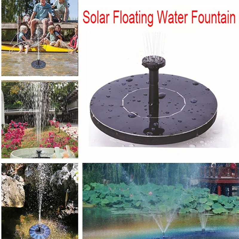 FAIRYSTAR Mini Solar Floating Water Fountain for Garden Pool Pond Decoration Solar Floating Fountain For Garden Yard Pool DECOR Mini Solar Floating Water